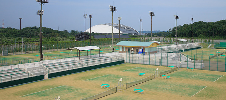 テニスコート 昭和電工テニスコート 施設案内 大分スポーツ公園